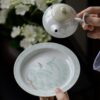 Spring Green Ceramic Willow and Swallow 100ml Gaiwan25 Spring Green Ceramic Willow and Swallow 100ml Gaiwan