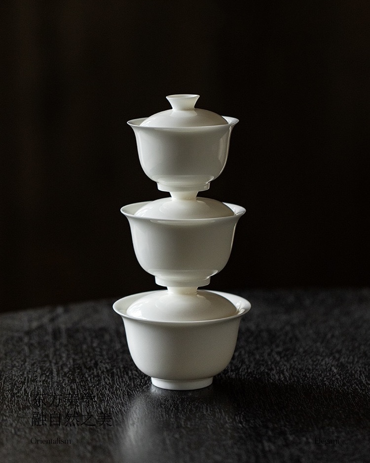 Tea Tasting Review White Porcelain 60/90/125ml Gaiwan