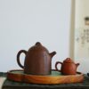 Fully Handmade Aged Zini Zi Ye Qin Quan 170ml Yixing Teapot
