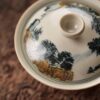 BC80F28E-7091-4131-A4E7-8C36E400BB9F_4_5005_c Hand-painted Underglaze Golden Qinghua Ceramic Landscape 150ml Gaiwan