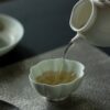 Celadon Gradient Glaze Ceramic 120ml Yuan Bao Gaiwan