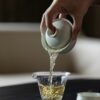Celadon Gradient Glaze Ceramic 120ml Yuan Bao Gaiwan