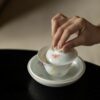 Elegant Ceramic Butterfly 105ml Gaiwan2 Elegant Ceramic Butterfly 105ml Gaiwan