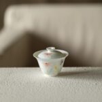 Elegant Ceramic Butterfly 105ml Gaiwan