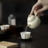 Elegant Ceramic Yellowish White 100ml Chinese Teapot5 Elegant Ceramic Yellowish White 100ml Chinese Teapot