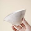 Gradient Glaze Ceramic Grayish White 100-130ml Gaiwan11 Soda Fired Gradient Glaze Ceramic Grayish White 100-130ml Gaiwan