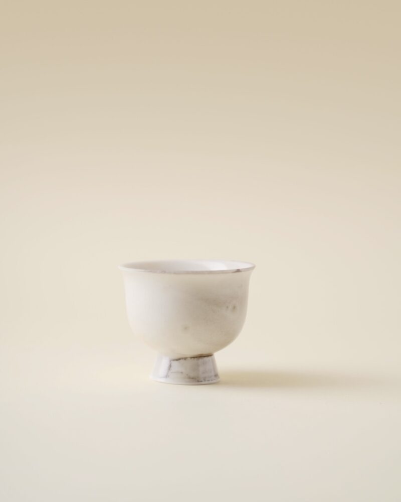 Gradient Glaze Ceramic Grayish White 100-130ml Gaiwan16 Soda Fired Gradient Glaze Ceramic Grayish White 100-130ml Gaiwan