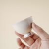 Gradient Glaze Ceramic Grayish White 100-130ml Gaiwan19 Soda Fired Gradient Glaze Ceramic Grayish White 100-130ml Gaiwan