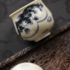 Hand-painted Qinghua Handmade Ceramic Pufferfish 90ml Host Tea Cup2 Hand-painted Qinghua Ceramic Pufferfish 90ml Host Cup