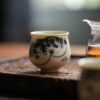 Hand-painted Qinghua Handmade Ceramic Pufferfish 90ml Host Tea Cup3 Hand-painted Qinghua Ceramic Pufferfish 90ml Host Cup