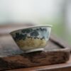 Hand-painted Underglaze Golden Qinghua Ceramic 30-40ml Guest Tea Cup