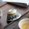 Hand-painted Underglaze Golden Qinghua Ceramic 30-40ml Guest Tea Cup