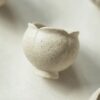 Handmade White Duanni Flower 70ml Host Tea Cup4 Handmade White Duanni Clay Flower Host Cup – 70ml