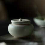 Vintage Style Gradient Glaze Ceramic 100ml Mini Tea Jar