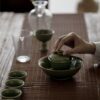 Vintage Style Yue Ware Ceramic 110ml Chinese Tea Set10 Vintage Style Yue Ware Ceramic 10-Piece Chinese Tea Set