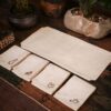 Japanese Style Fabric Embroidery Tea Towel & Tea Mat