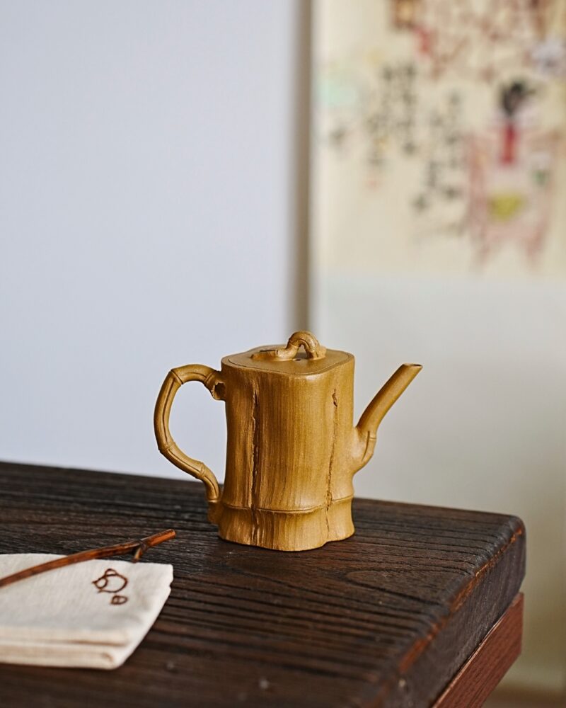 1 Fully Handmade Duanni Bamboo 120ml Yixing Teapot