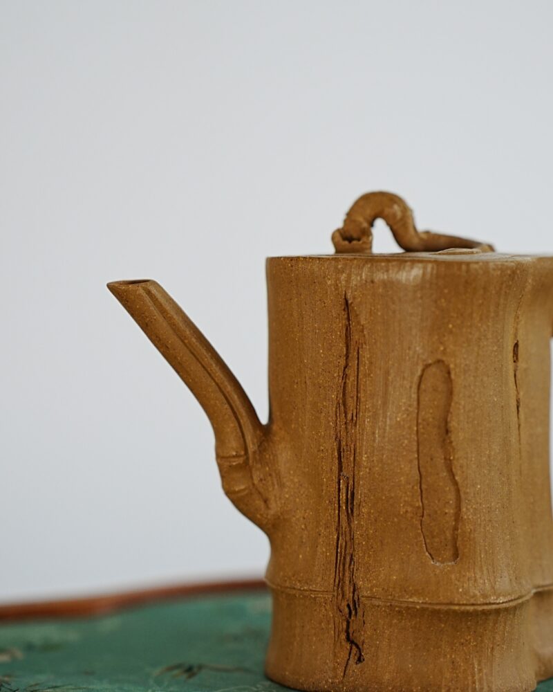2 Fully Handmade Duanni Bamboo 120ml Yixing Teapot