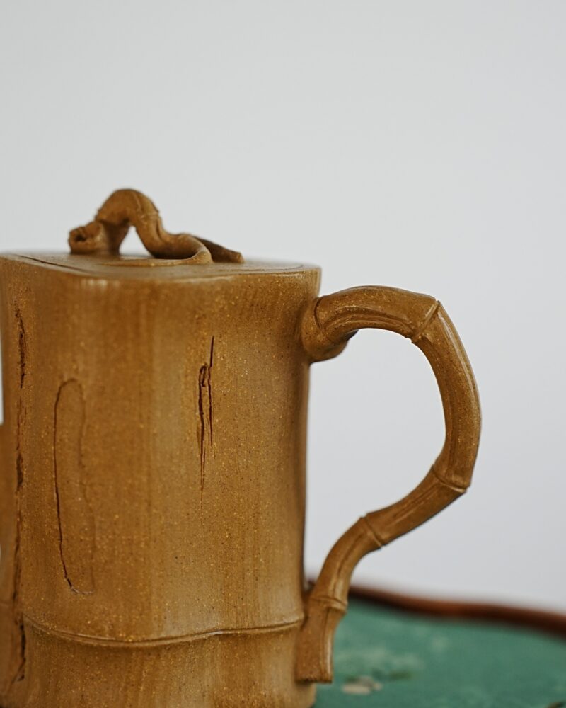 3 Fully Handmade Duanni Bamboo 120ml Yixing Teapot