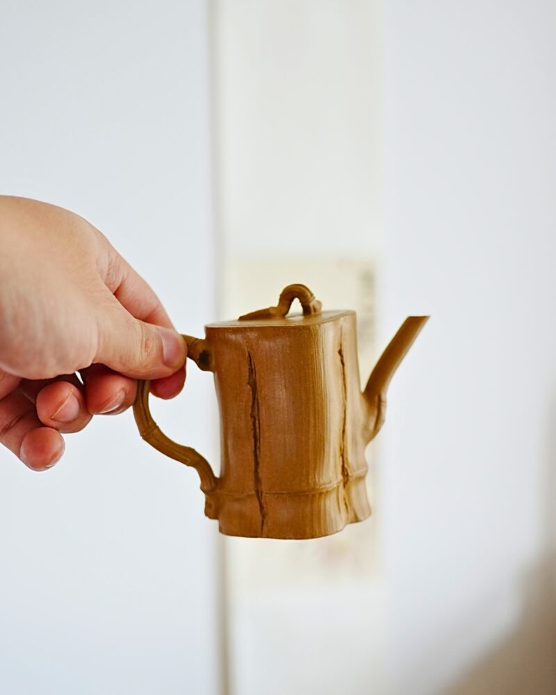 8 Fully Handmade Duanni Bamboo 120ml Yixing Teapot