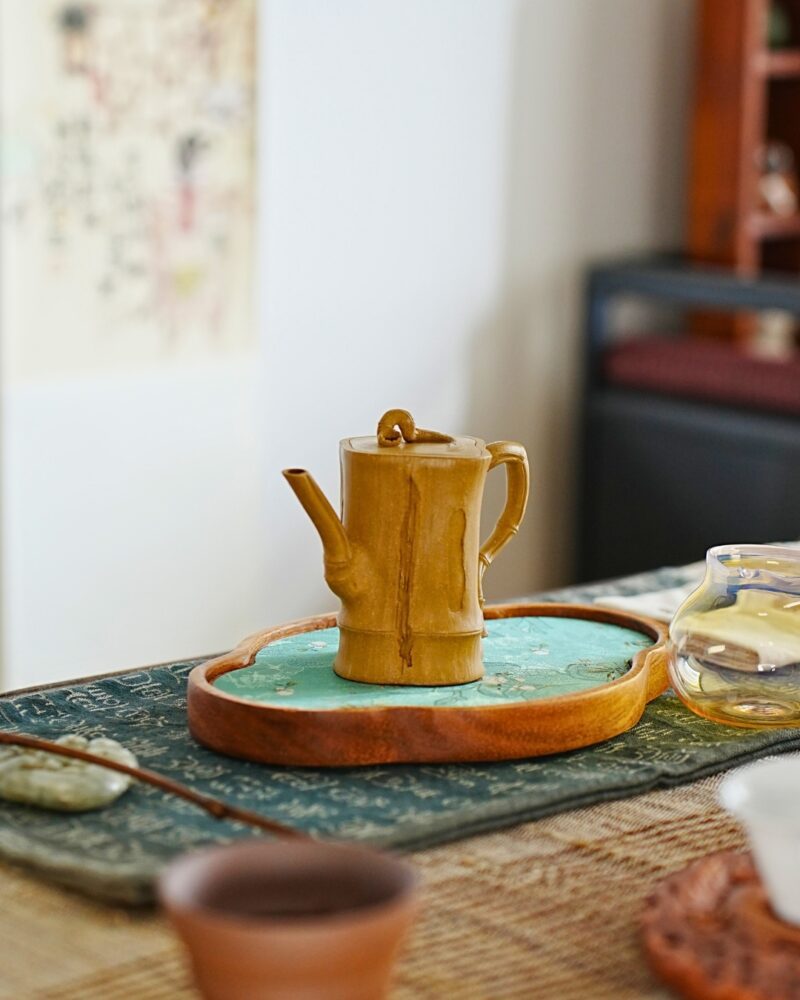 9 Fully Handmade Duanni Bamboo 120ml Yixing Teapot