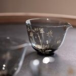 Hand-painted Glass Bamboo 230ml Fair Cup Gong Dao Bei
