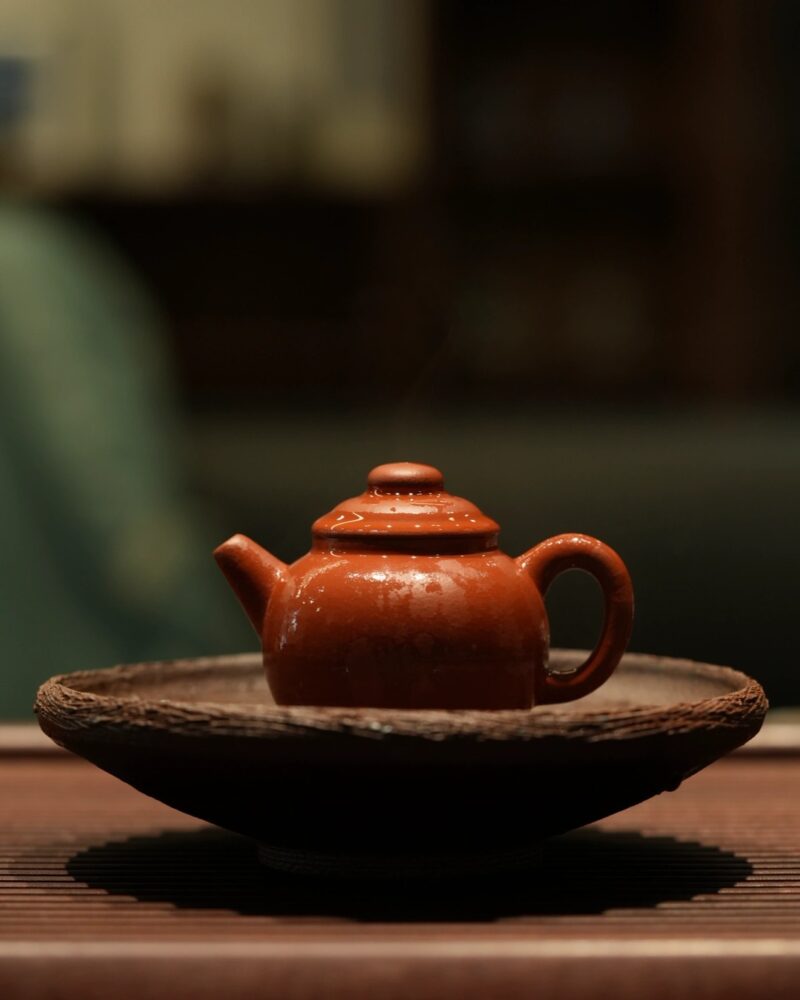 Half Handmade Zhuni Ju Lun 90ml Yixing Teapot5 Half Handmade Zhuni Ju Lun 90ml Yixing Teapot