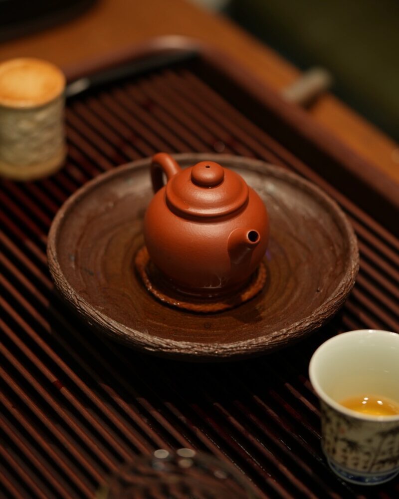 Half Handmade Zhuni Ju Lun 90ml Yixing Teapot8 Half Handmade Zhuni Ju Lun 90ml Yixing Teapot