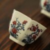 Hand-painted Qinghua Underglaze Red Ceramic Hexagonal Blossom 100ml Host Cup Tea Cup7 Hand-painted Qinghua Underglaze Red Ceramic Hexagonal Blossom 100ml Host Cup Tea Cup