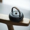 Fully Handmade Wood Fired Jiang Po Ni Yin Tao Wen Yixing Teapot With Handle