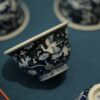Hand-painted Qinghua Wood-kiln Fired Ceramic Lotus and Crane 80ml Host Tea Cup4 Hand-painted Qinghua Wood-kiln Fired Ceramic Lotus and Crane 80ml Host Cup
