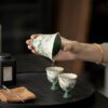 Hand-painted Vintage Style Ceramic Orchid 110ml Gaiwan4 Hand-painted Vintage Style Ceramic Orchid 110ml Gaiwan