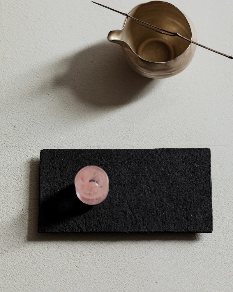 Japanese Style Powder Glaze Ceramic Retro Tea Tray3 Japanese Style Powder Glaze Ceramic Retro Tea Tray