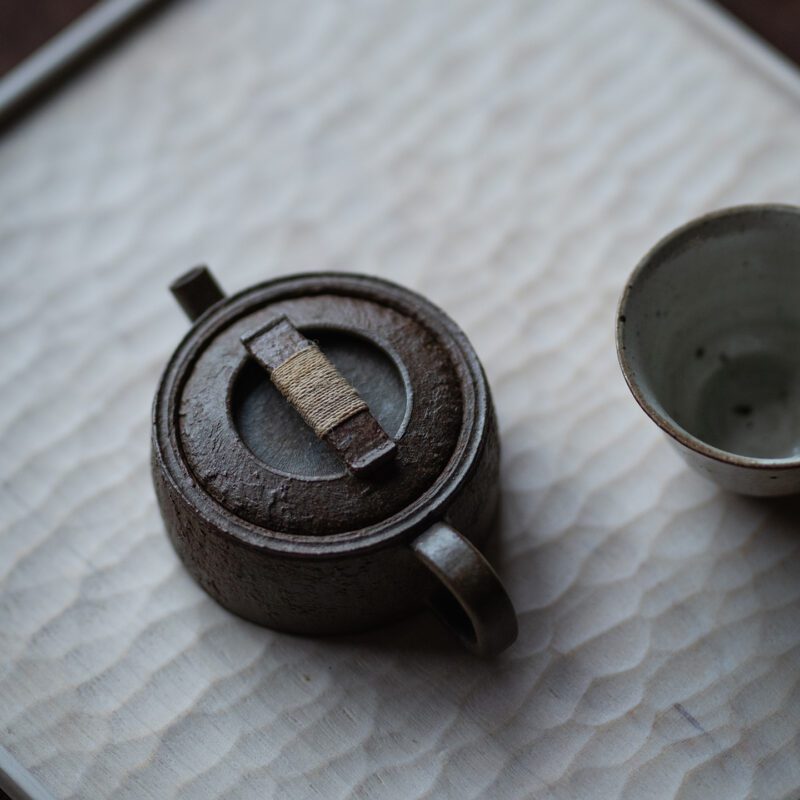 Fully Handmade White Duanni Golden Flakes Han Wa 100ml Yixing Teapot - Pre order Shipping in 20 days