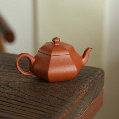 Fully Handmade Zini Hexagonal Pear Shape 150ml Yixing Teapot