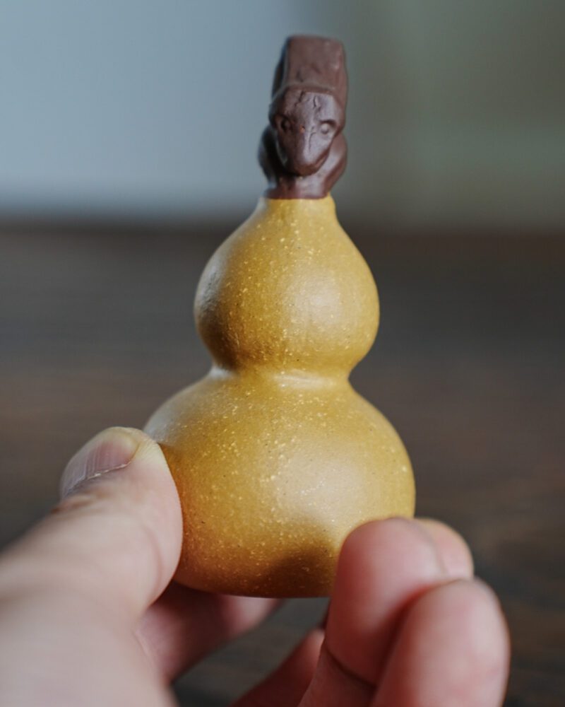 17 Japanese Style Zisha Yixing Clay Gourd Tea Pet