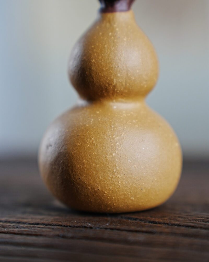 18 Japanese Style Zisha Yixing Clay Gourd Tea Pet