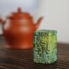 2 Chinese Style Zisha Yixing Clay Beast Patterns Lid Holder