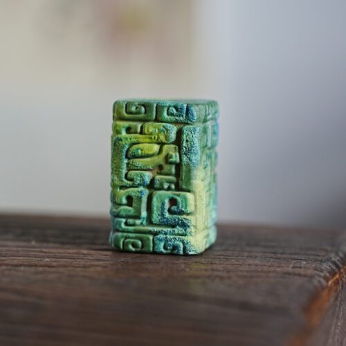 5 Chinese Style Zisha Yixing Clay Beast Patterns Lid Holder