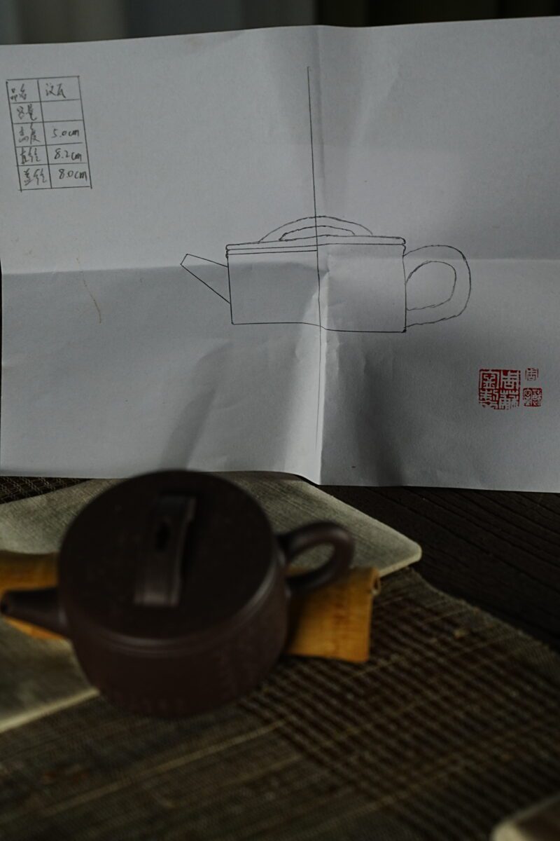 Fully Handmade Di Cao Qing Dipper  Han Wa 100ml 120ml 150ml  Yixing Teapot