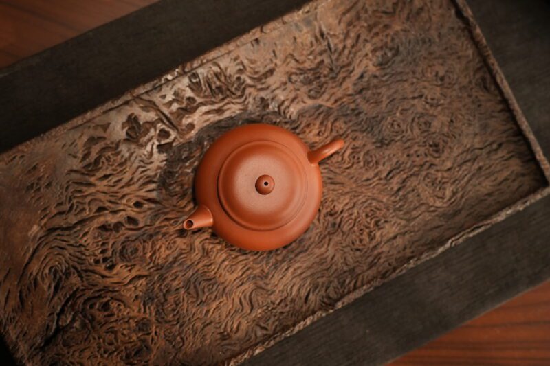 Fully Handmade Zhao Zhuang Zhuni Bian Deng Shui Ping 70ml Yixing Teapot