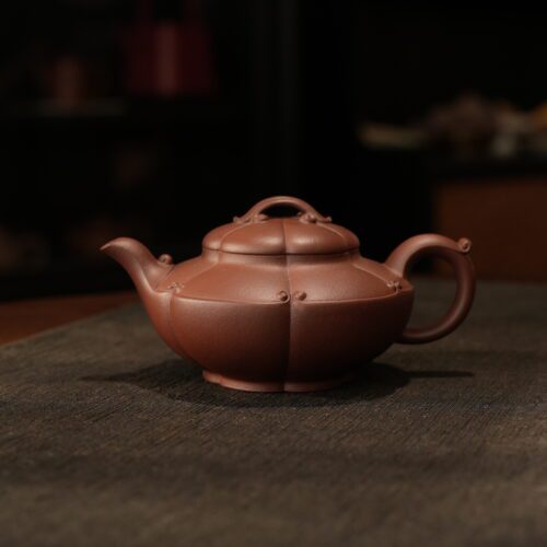 DSC03379 Fully Handmade Di Cao Qing Rui He Shuo 160ml Yixing Teapot