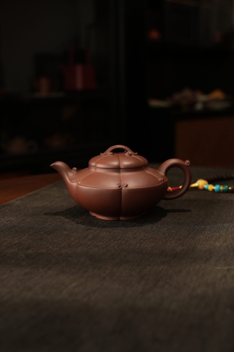 Fully Handmade Di Cao Qing Rui He Shuo 160ml Yixing Teapot
