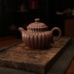 Fully Handmade Zini Pumpkin Ripple 180ml Yixing Teapot