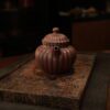 Fully Handmade Zini Pumpkin Ripple 180ml Yixing Teapot