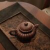 Fully Handmade Zini Pumpkin Ripple 180ml Yixing Teapot