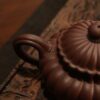 Fully Handmade Zini Pumpkin Ripple 180ml Yixing Teapot