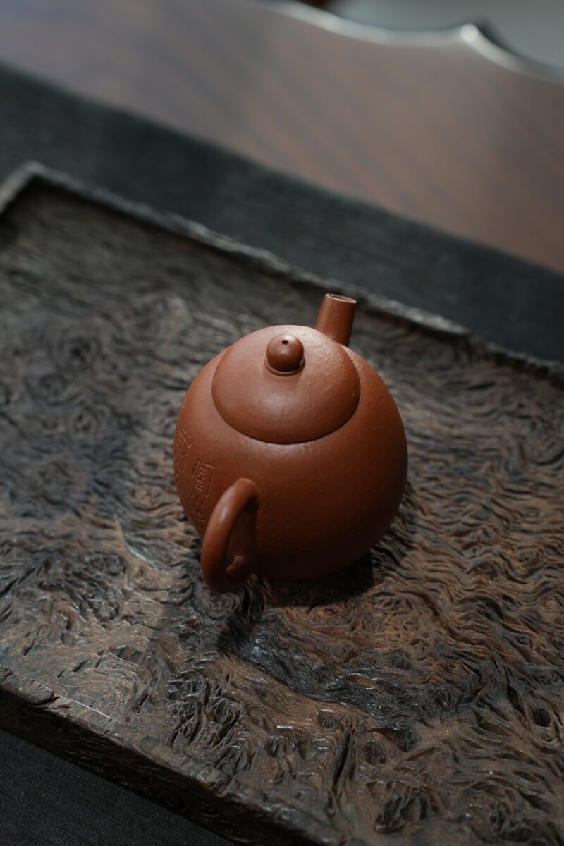 Fully Handmade Xiangshan Zhuni Qing Jun Lun Zhu 60ml Yixing Teapot