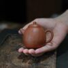 Fully Handmade Xiangshan Zhuni Qing Jun Lun Zhu 60ml Yixing Teapot