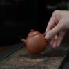 Fully Handmade Xiangshan Zhuni Qing Jun Lun Zhu 60ml Yixing Teapot